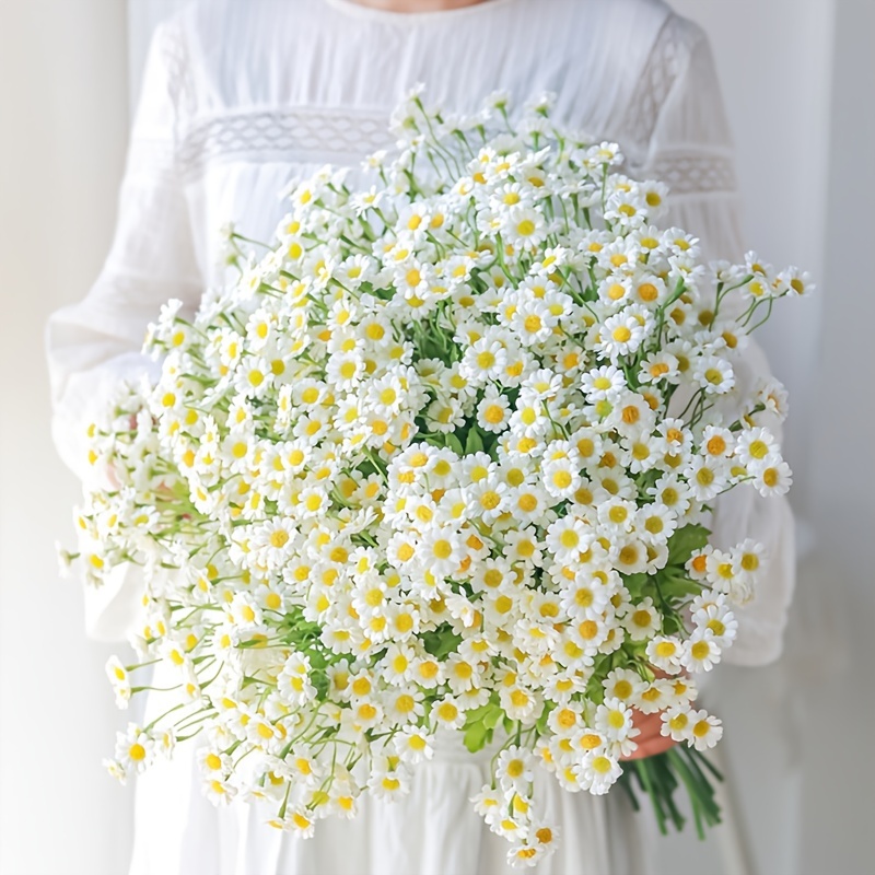 1pc Pequeña Corona Flores Linda Decoración Crisantemo - Temu