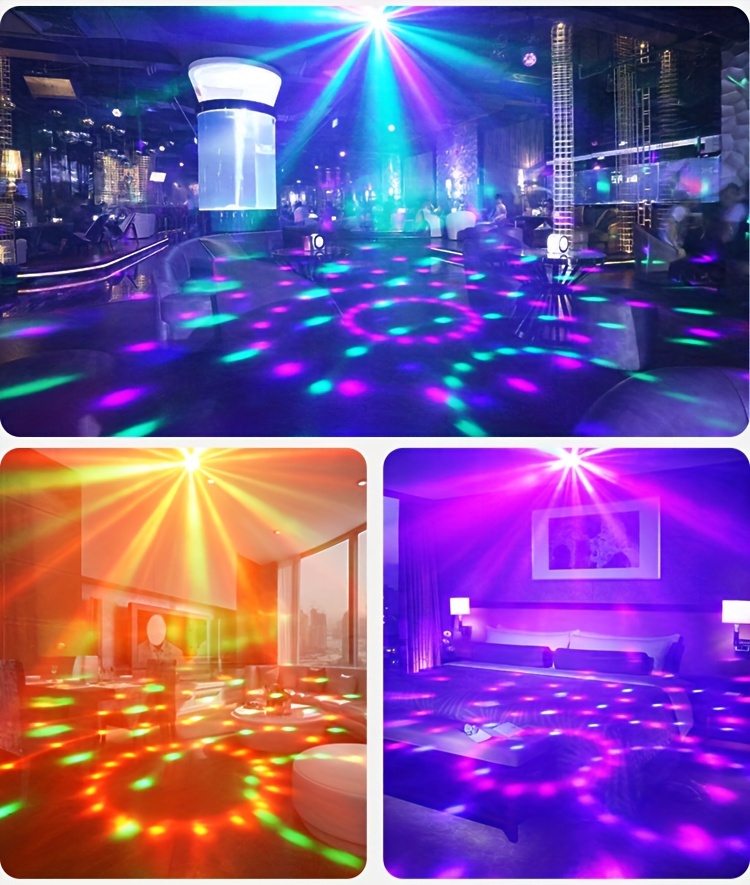 BEIAIDI Party Bar Disco Ball Licht Hanging Disco Spiegel Ball für Hochzeit  Geburtstag Tanz Musik Festival Bühne Lichteffekt
