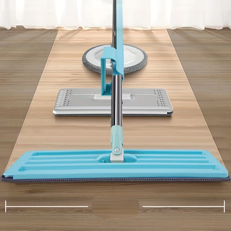 Sistema de limpieza de microfibra para mopa de piso, lavable y microfibra  reutilizable para madera dura, laminado y azulejos, trapeador de polvo
