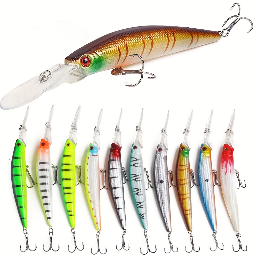 Artificial Minnow Fishing Lure Topwater Floating Bionic - Temu New Zealand