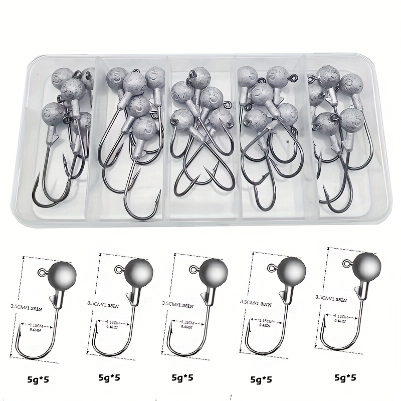 JYJ Fishing Hooks And Weights Set Crank Jig Head Hook With Soft Worm Jigs  In Various Sizes 1g 25g For 231017 Fishing Lure From Daye09, $11.5