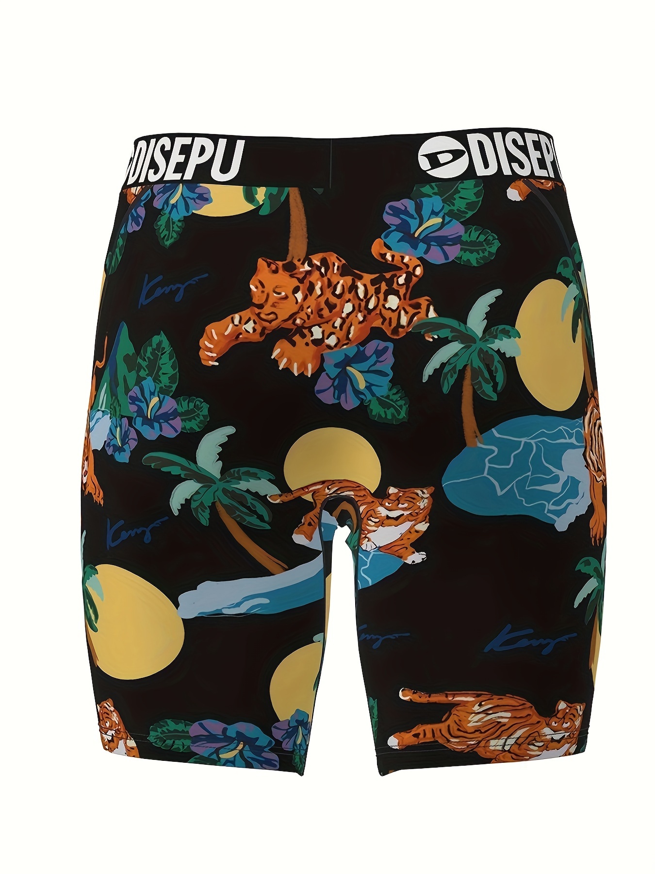 Men's Underwear Boxer Shorts Set New Year Blessing Print - Temu