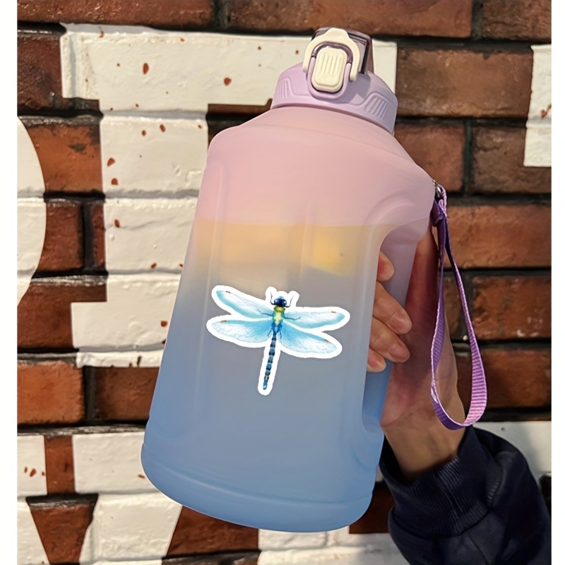 Dragonfly Stickers Beautiful Dragonfly Stickers Water Bottle - Temu