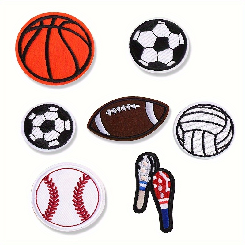  Parches de transferencia termoadhesivos de fútbol americano  para niñas, niños, mujeres, hombres, ropa (C) : Arte y Manualidades