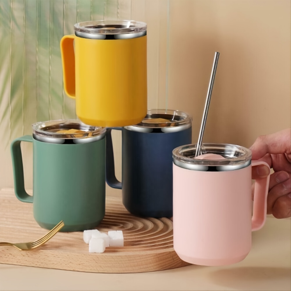 Thermal Travel Mug Stainless Steel Ice Coffee Mug Double - Temu