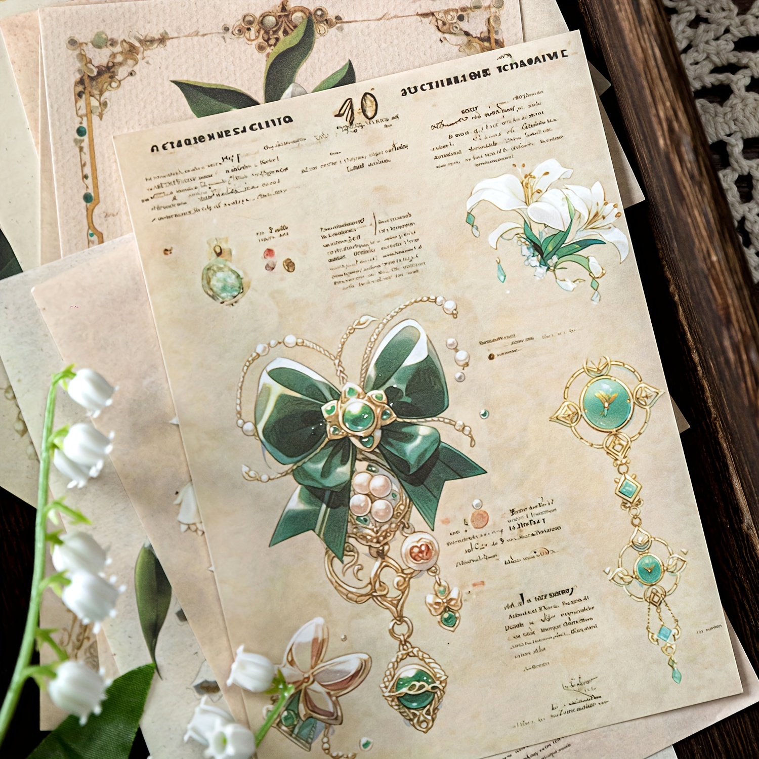 Sticker Wedding Vintage Invitation Collection - for design, scrapbook 