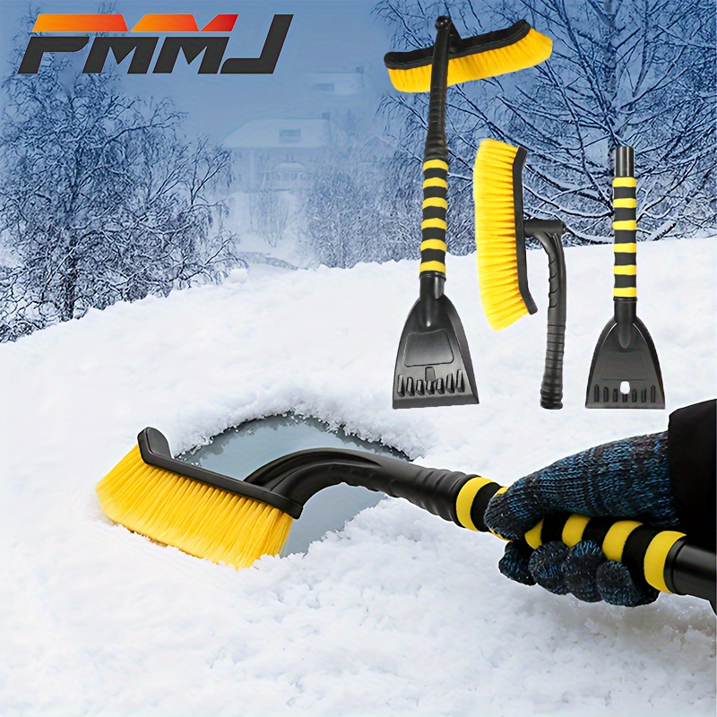 34'' to 42'' Extendable Snow Brush Ice Scraper, 31 to 39 Extendable Snow  Shovel - Yardlab