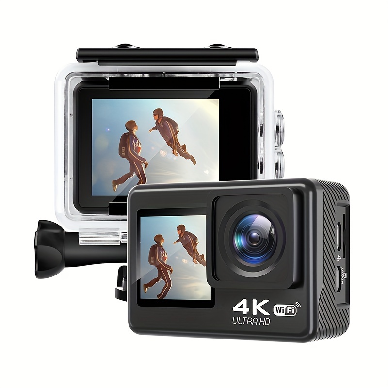 Outdoor Mini Sport Action Camera Ultra 30m 1080p Sous-marin Casque