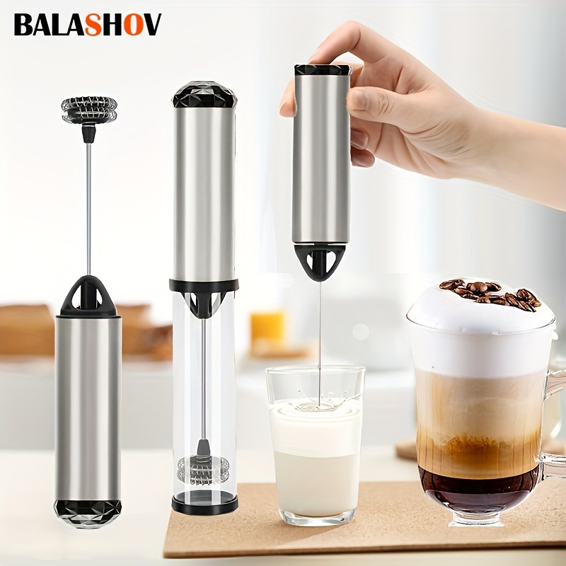 Stainless Steel Milk Frother Make Delicious Foam For Coffee - Temu