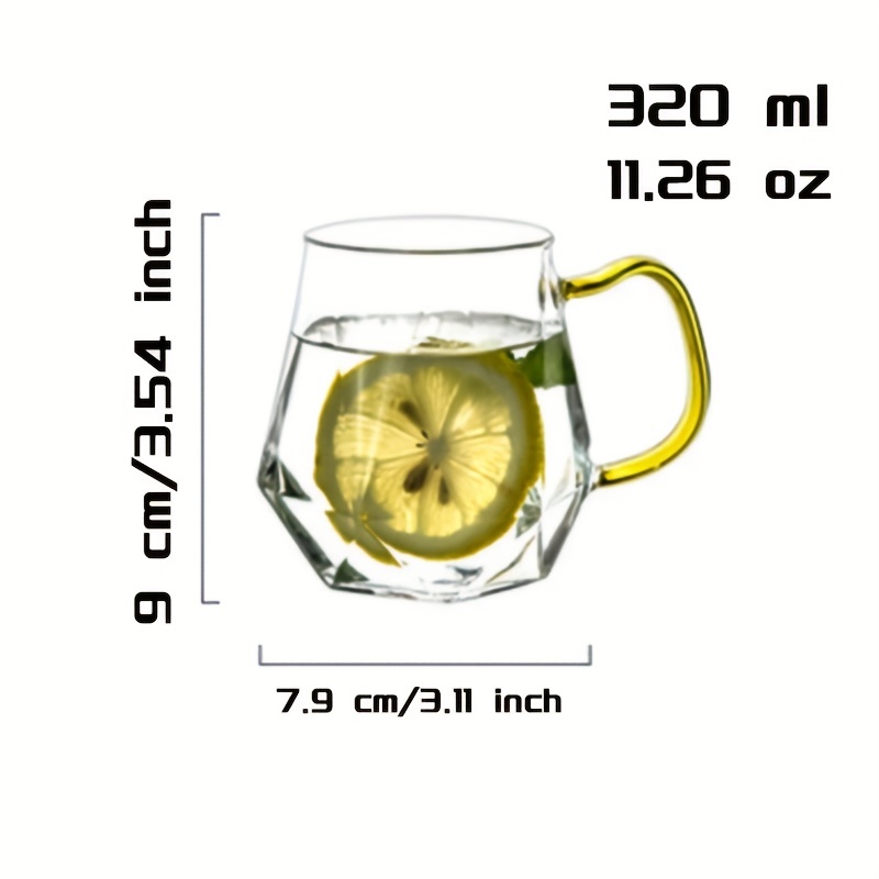 Vaso de Cristal 320ml con Pajita