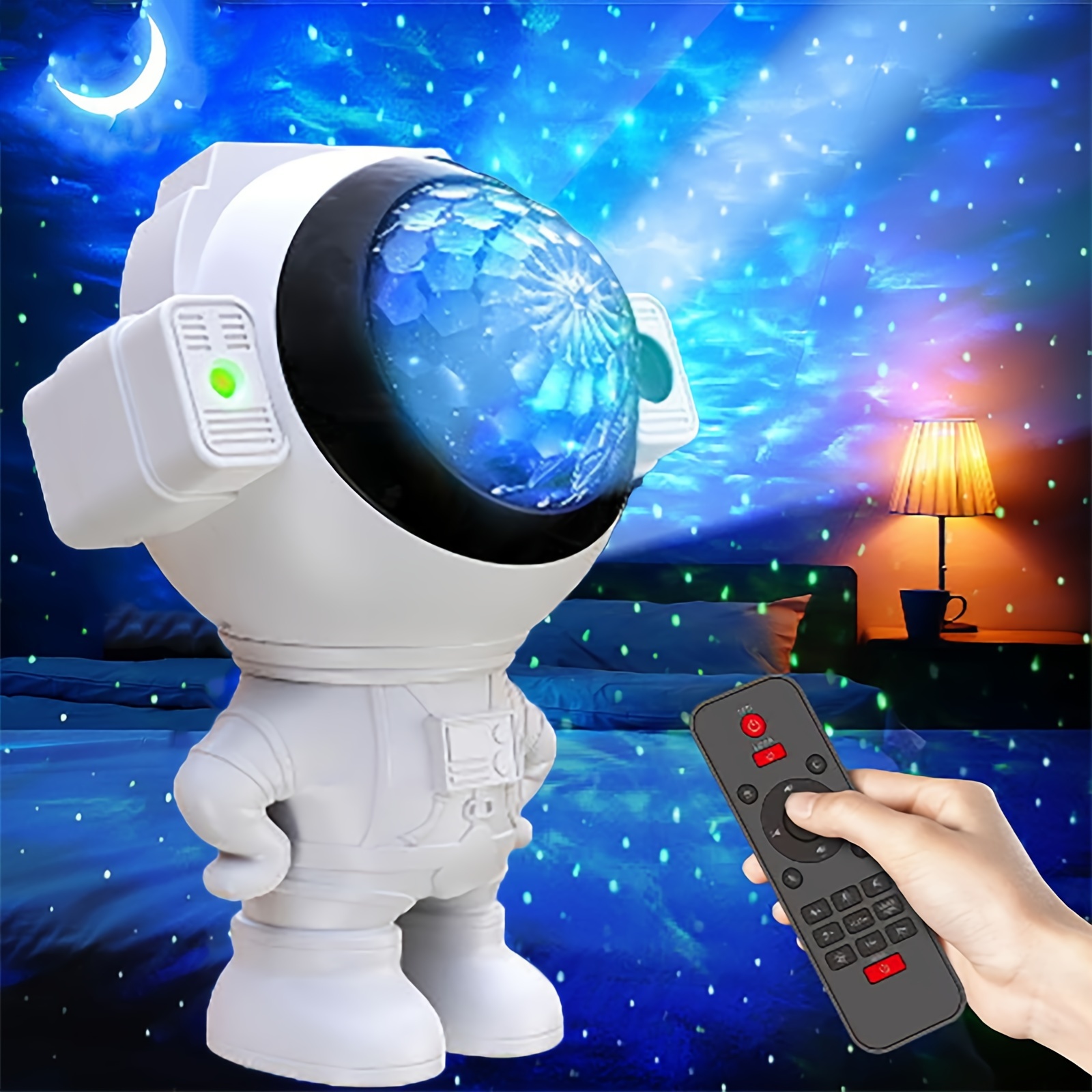 20 Lighting Effects Galaxy Projector, Large Projection Star Projector Music  Speaker, Remote Control Galaxy Light, Timer Night Light Projector for Kids