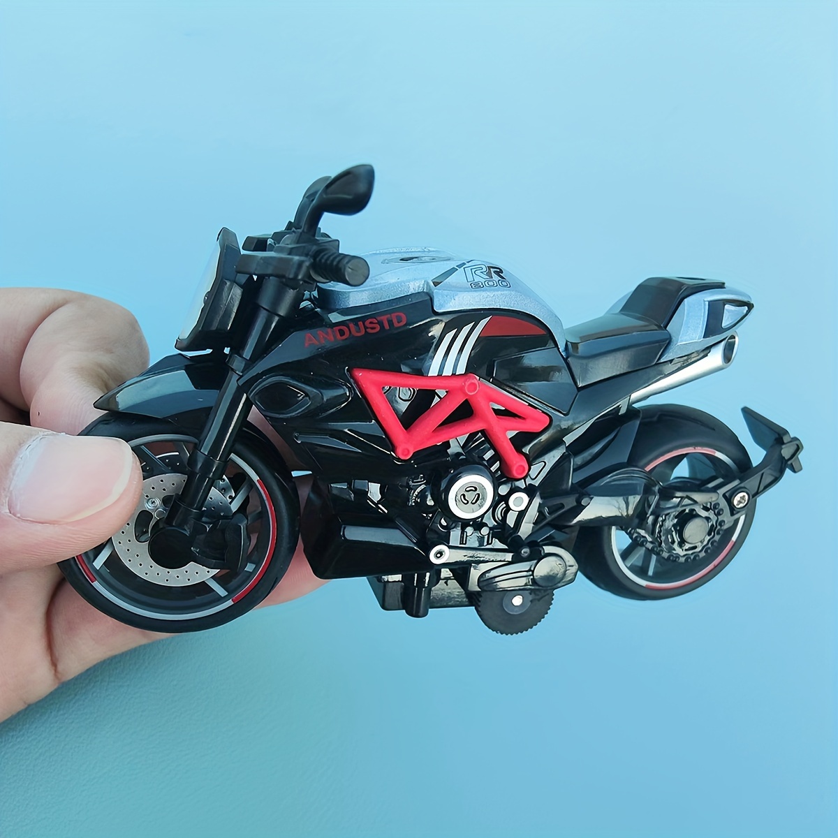 Plastic Alloy Motorcycle Racing Model Car Ornament Birthday Gift