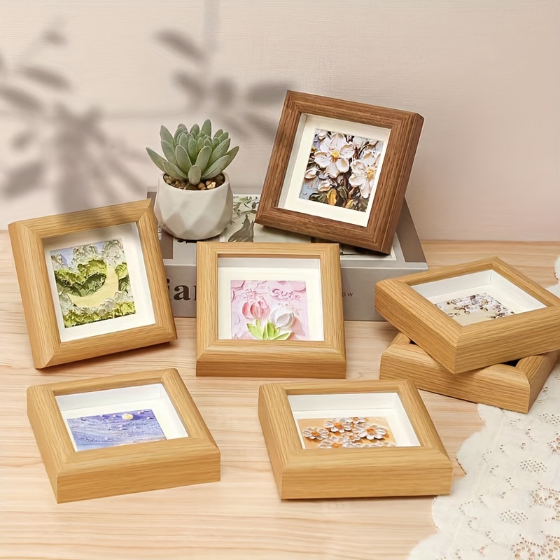  10pcs Diy Photo Frame Picture Frame Decorative Photo Frame  Photo Holder Frame Oval Photo Frame House Decorations for Home Jewelry  Photo Props Frame Phone Case White Resin Household