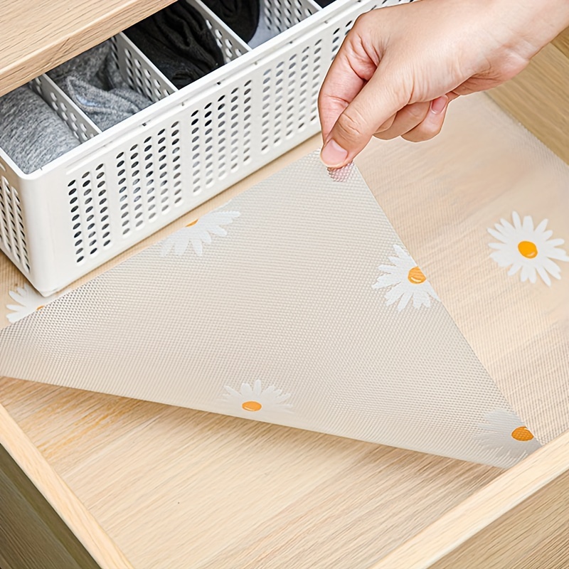 Daisy Shelf Liner Drawer Liner for Kitchen Non-Adhesive Non-Slip