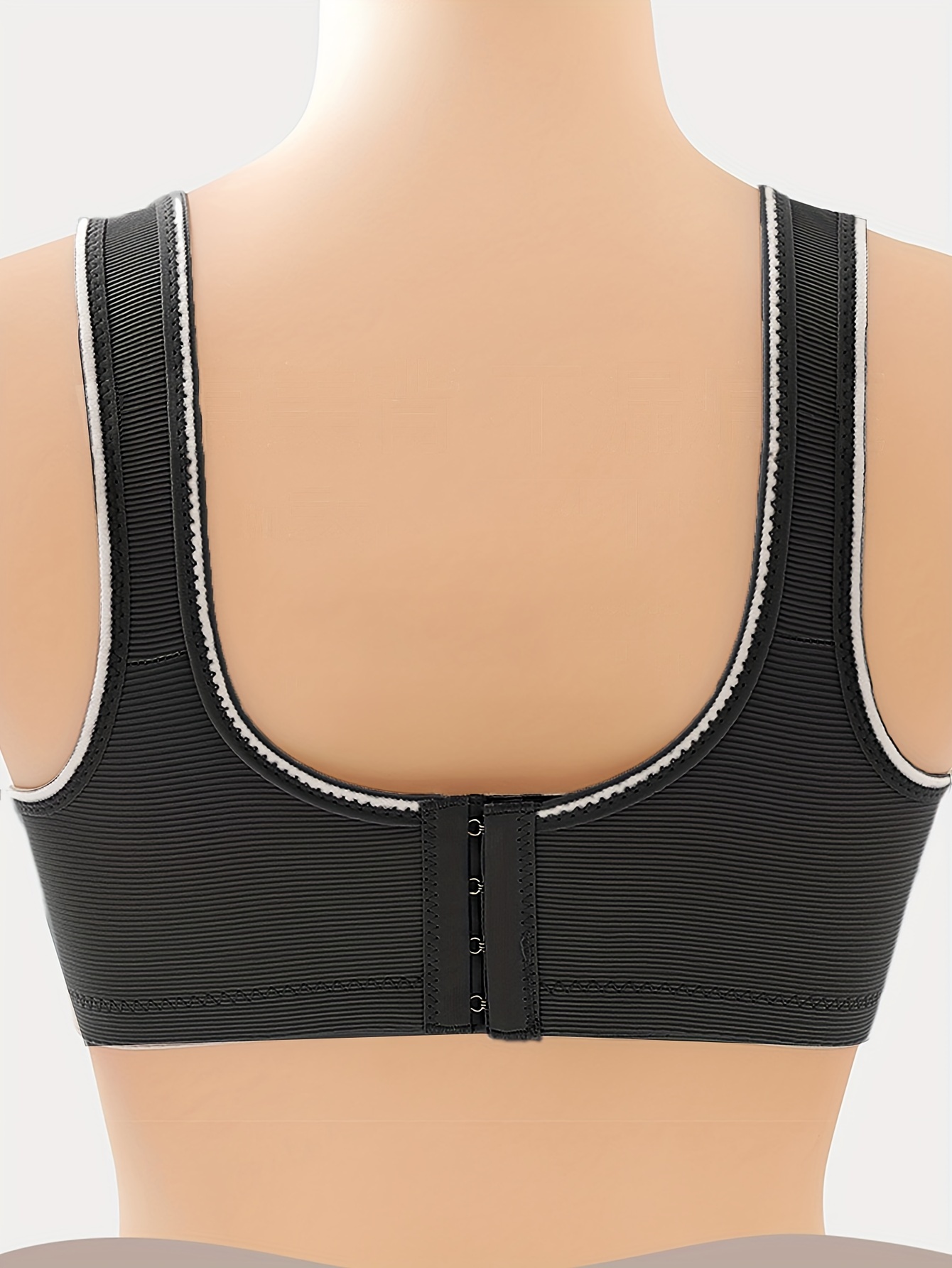 Simple Solid Push Bra Comfy Breathable Full Coverage Bra - Temu Canada