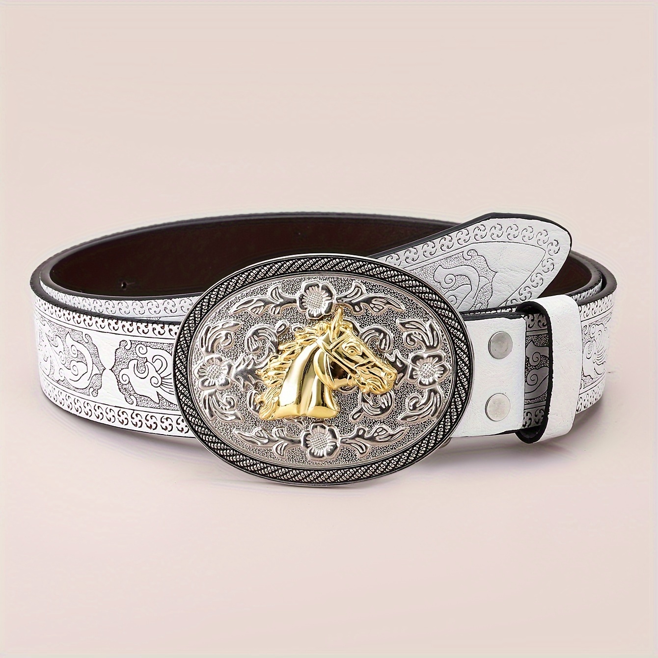 Retro Western Cowboy Women's PU Belt