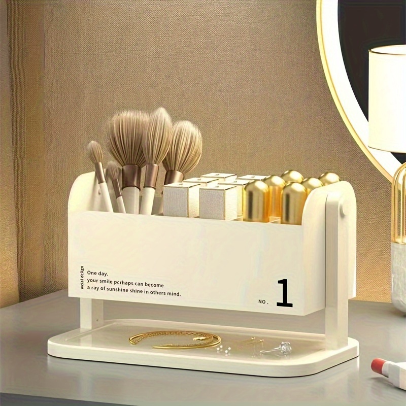 26 Holes Makeup Brush Holder Clear Acrylic Eyeliner Lip Liner