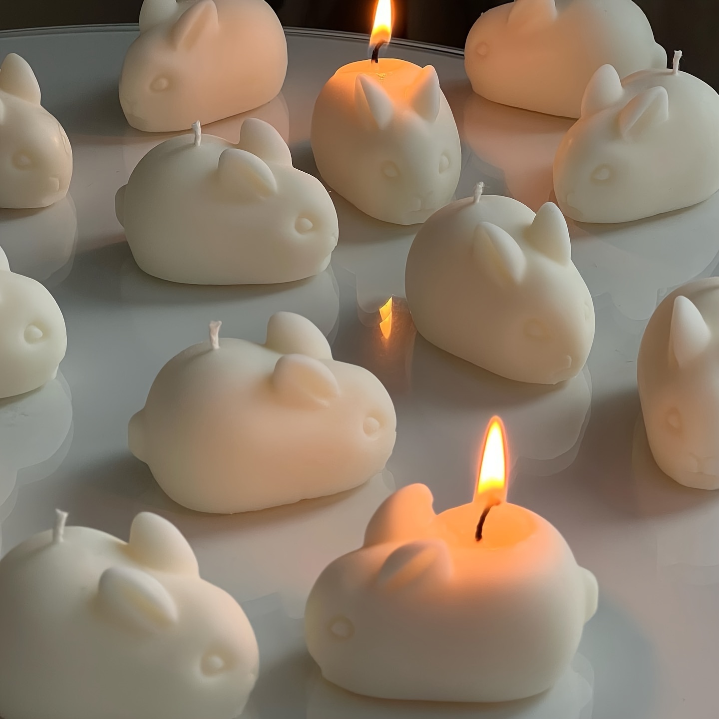 Bobasndm Candle molds Silicone, Easter Bunny Candle molds for Candle Making,Craft  Art Silicone Candle Molds or Craft soap Molds,DIY Handmade Candle molds for  Beeswax Candle 
