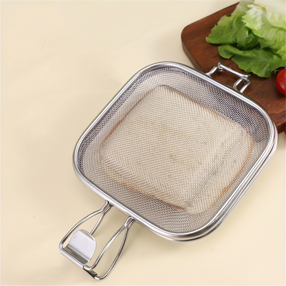Sandwich Toaster Stainless Steel Grill Press Grilled Cheese Maker for Home  Baking Tools