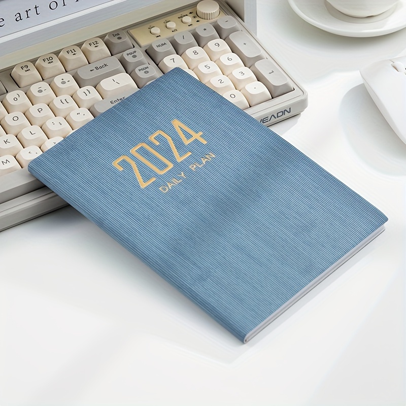 Premium 2024 A5 English Project 3d Cover Calendar Planner - Temu Italy