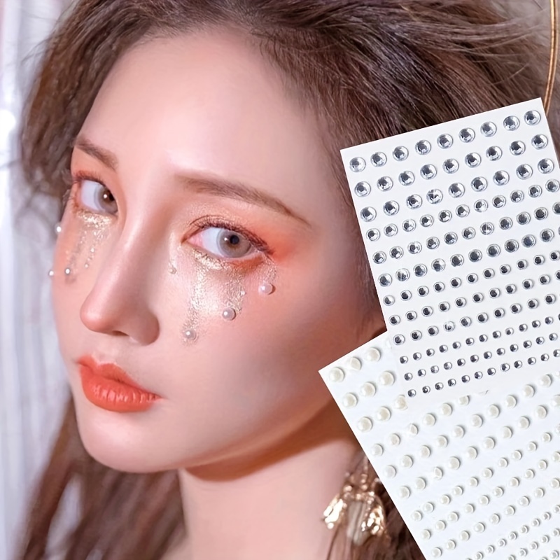 Glitter Face Jewelry Sticker Eyeshadow Crystal Makeup Art - Temu