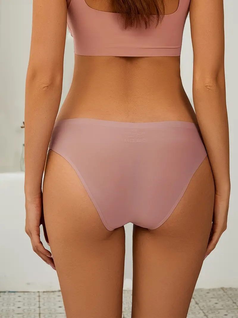 Seamless Bikini Underwear Women No Show Panties Soft - Temu Germany