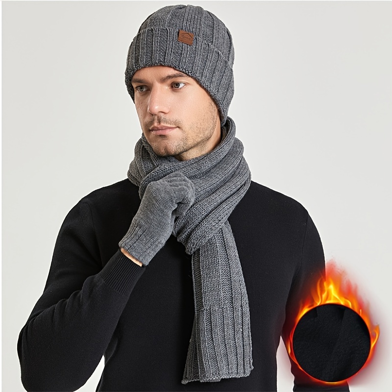 Men's Winter Hat and Scarf