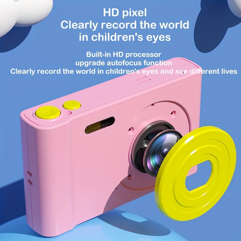 Comprar Cámara para niños: cámara de impresión instantánea 1080P Pantalla  de 2,4 pulgadas Cámara de videocámara digital para niños con zoom digital  de 16X, coche TF de 32GB