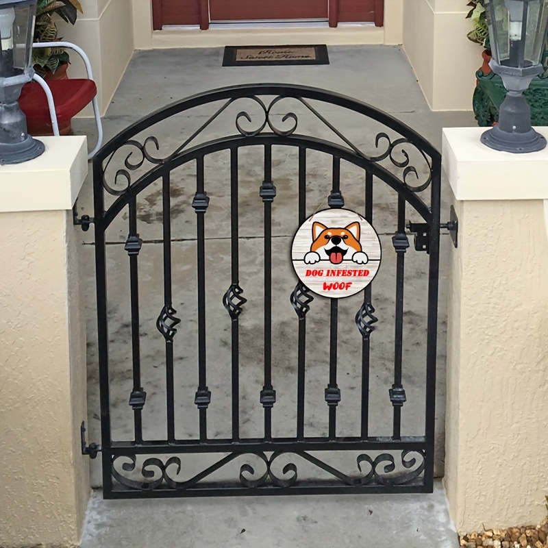 Creative iron best sale designs dog gate