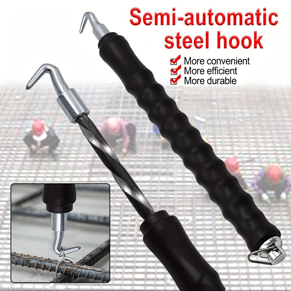 Tie Wire Twister Semi Automatic Steel Bar Hook - Temu
