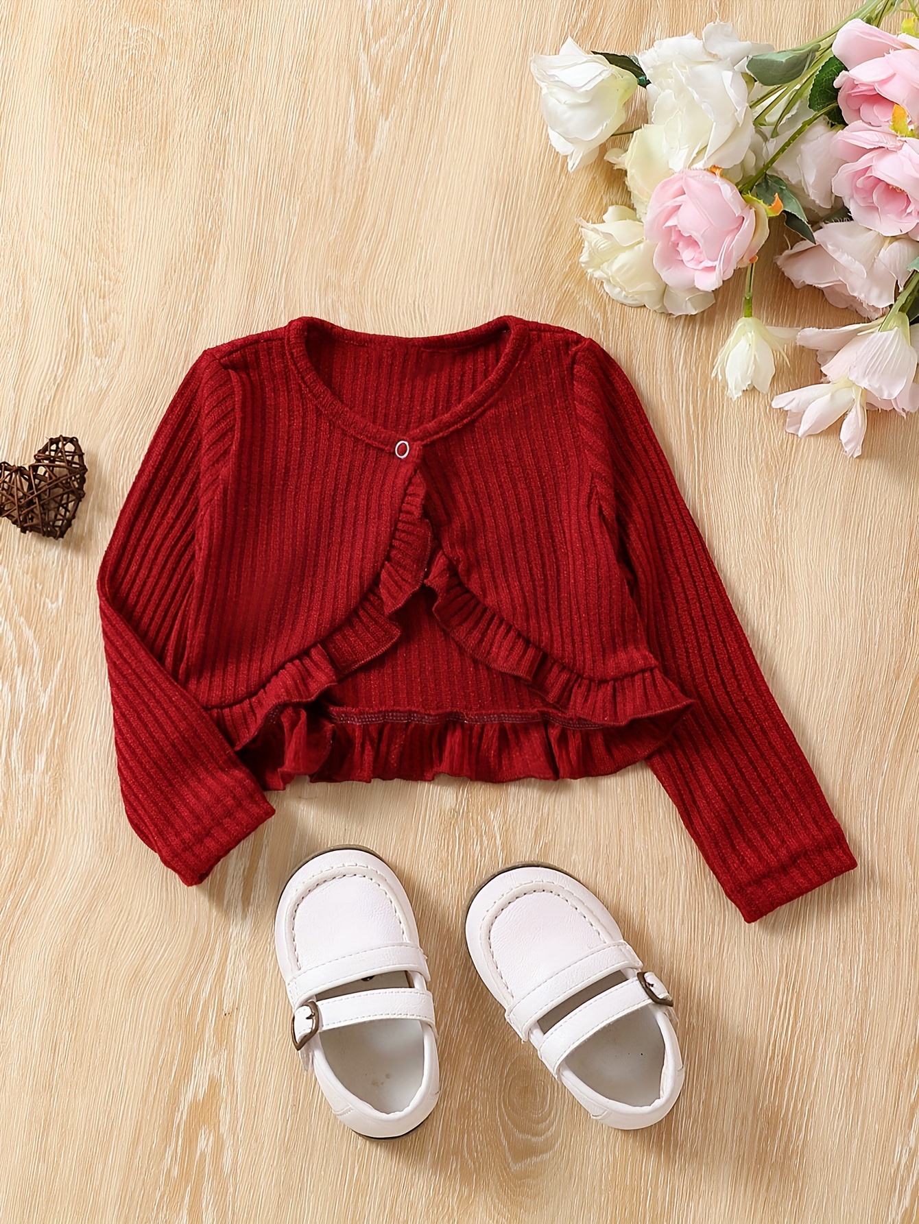 Baby Girls Cute Knitted Sweater Kids Long Sleeve Temu Canada