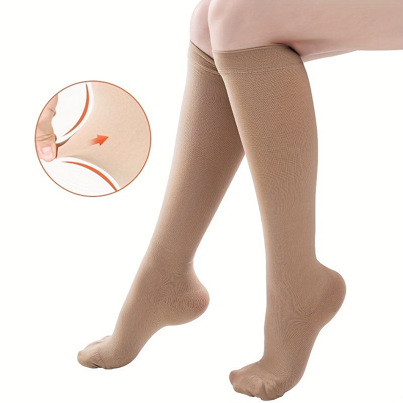 Varicose Vein Stocking Socks Knee High Compression Sock for Women