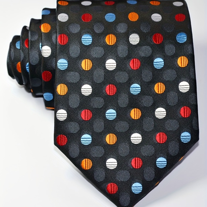 Men's Classic Polka Dots Tie Necktie for Business Wedding