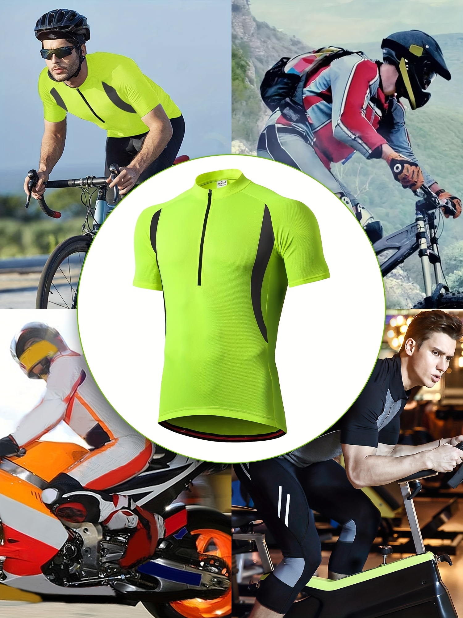 Cool Cycling Jerseys Men's Breathable