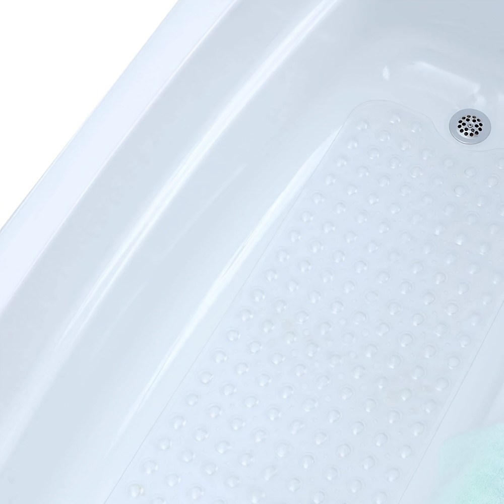 Bath Tub Shower Mat 40 x 16 Inch Non-Slip and Extra Large, Bathtub