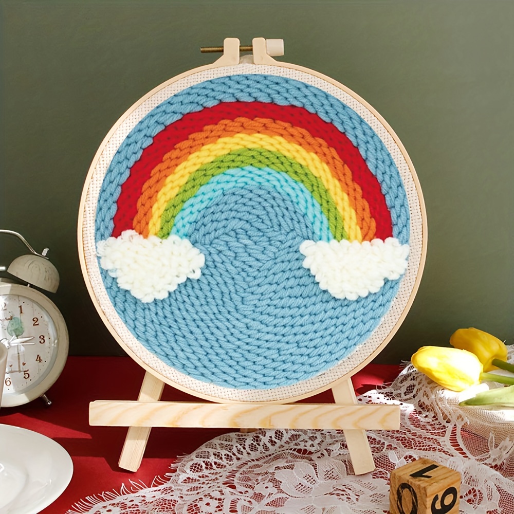 Rainbow DIY Punch Embroidery Kit
