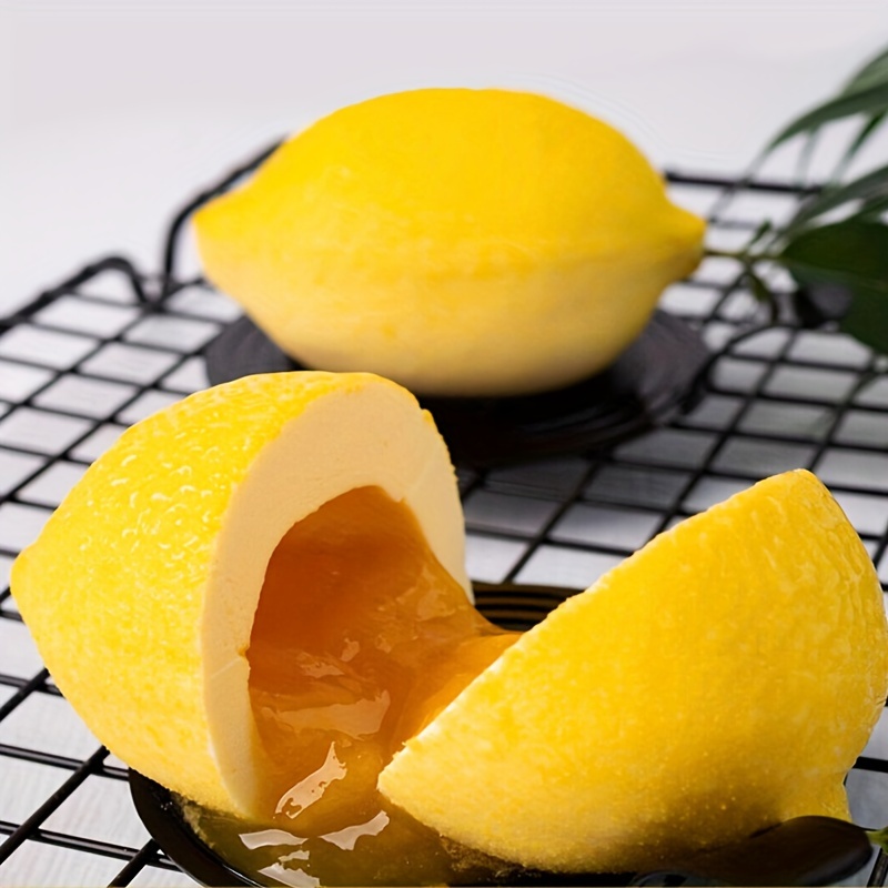 Moule à Citron En Silicone, Moule à Citron Démoulage Facile Réutilisable Silicone Blanc Facile à Nettoyer Pour Cuisson Pour Gâteau