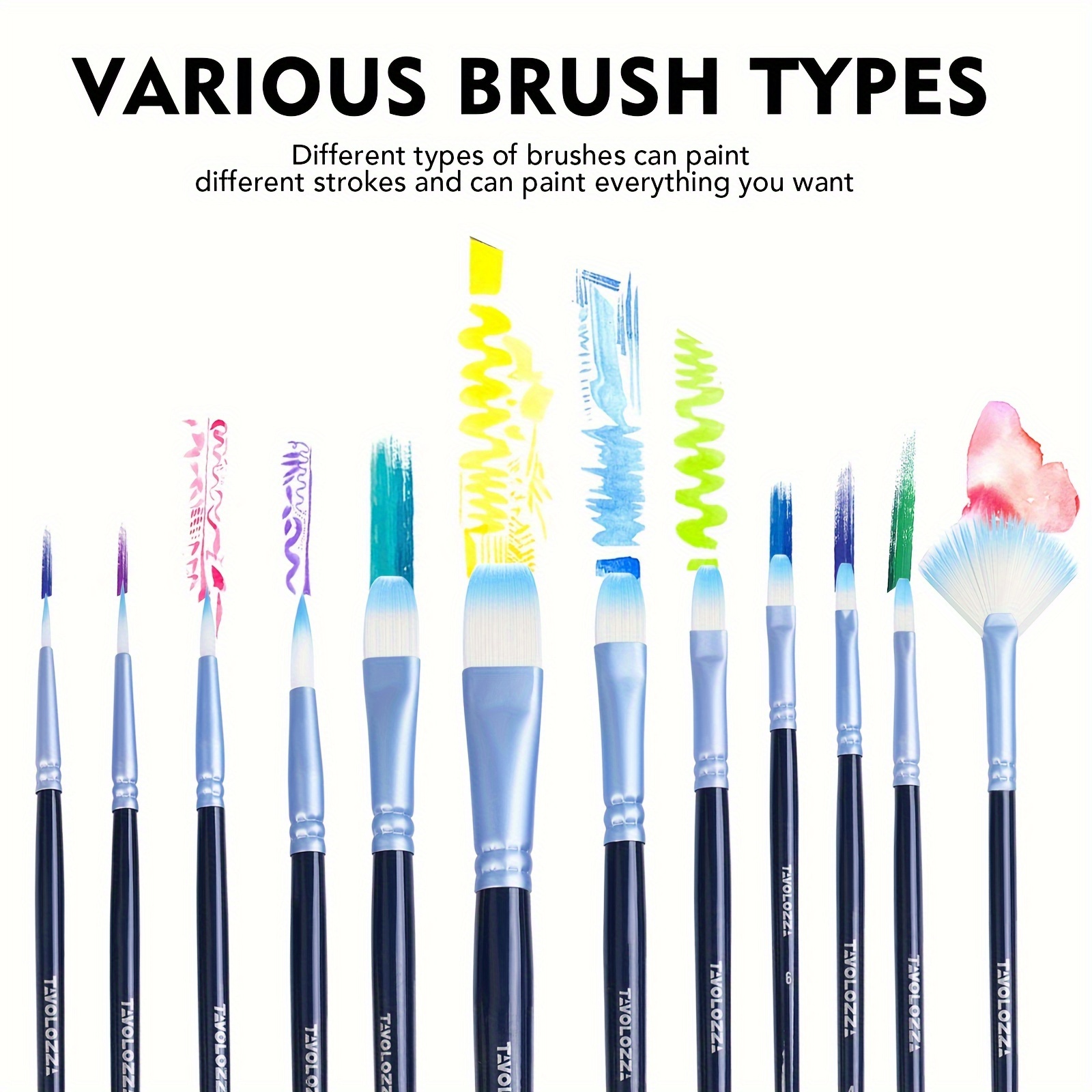 Paint Brush Acrylic Handle, Oil Acrylic Paint Brushes