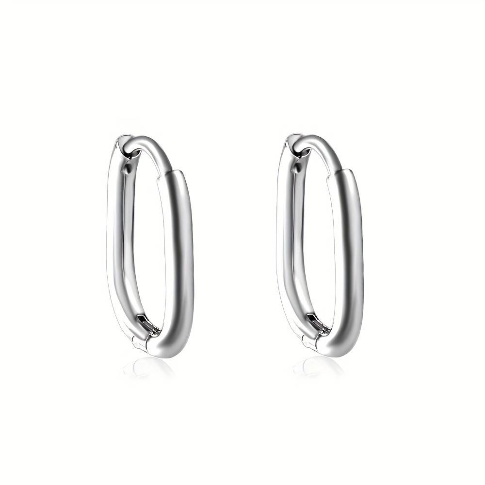 Simple Glossy Oval Design Hoop Earrings Stainless Steel Temu United simple-glossy-oval-design-hoop-earrings-stainless-steel-temu-united