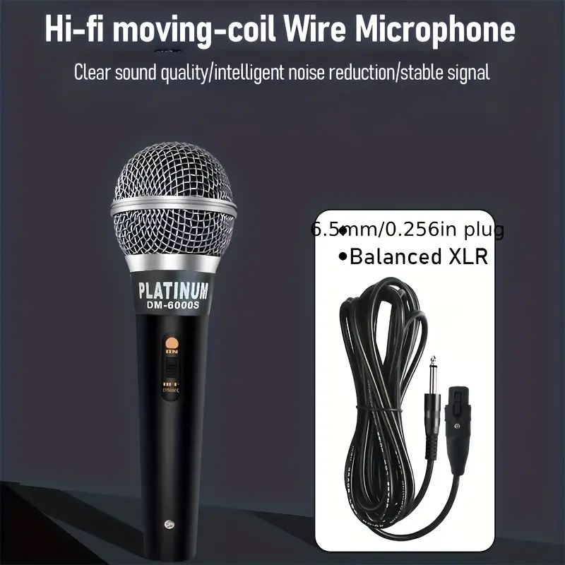professional dynamic wired microphone live dynamic microphone details 2