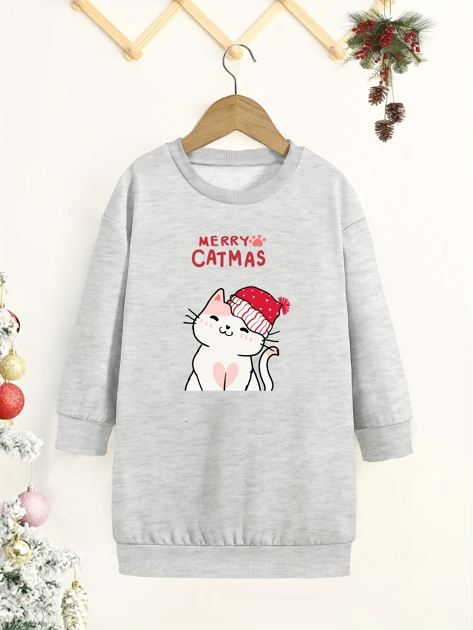 longline christmas t shirt