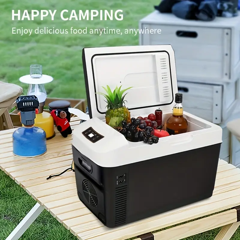 mini fridge 8 liter ac dc portable thermoelectric cooler and warmer refrigerators for skincare beverage food home office and car details 5