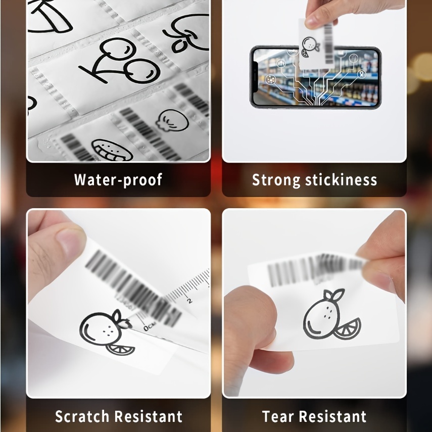 Scratch Resistant Labels, Scratch Proof Stickers