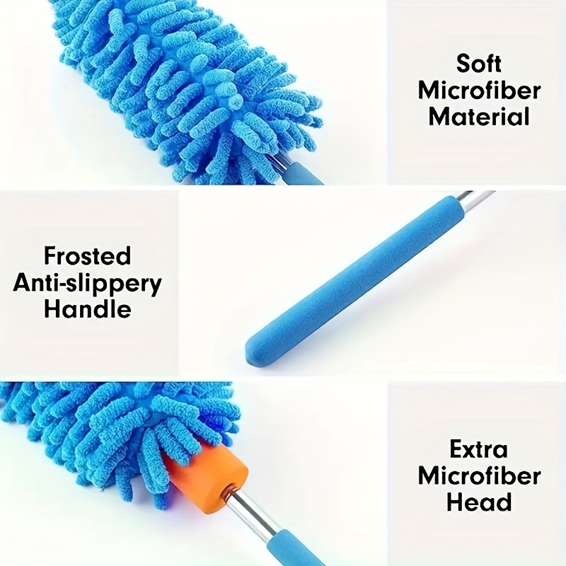 Brosse en microfibre extensible pour le nettoyage de la voiture, brosse à  poussière pour la maison