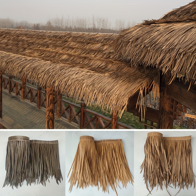 

1pc Scenic Spot Roof Decoration Hot Melt Simulation Plastic Thatch For New Year Spring Festival Decor Home Decor Spring Summer Decor, St. Patrick's Day Decor Easter Decor