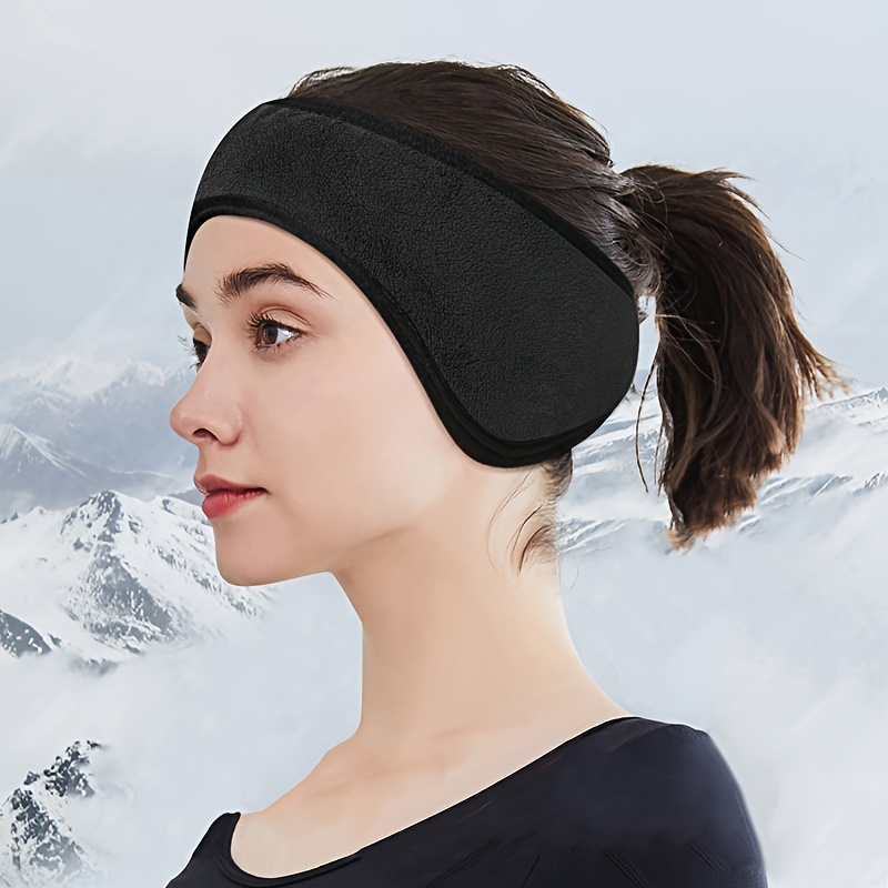 Fleece Ear Warmers Headband Winter Outdoor Sport Ear Muffs - Temu