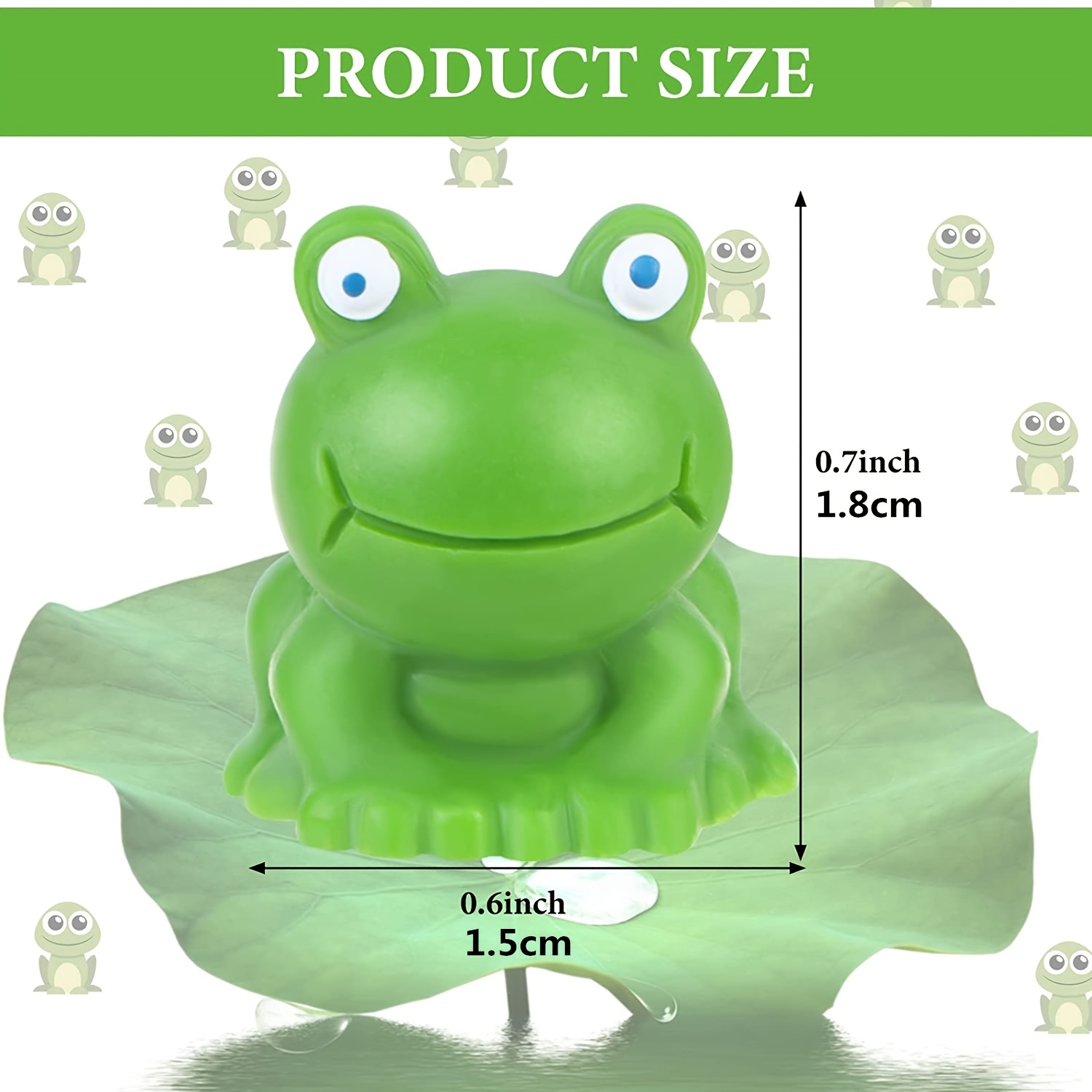 JCAKES 200 Pcs Green Frog Miniature Figurines, Mini Frogs 200  Pack,Miniature Landscape Frog Model for Home Garden Doll House Decoration  DIY