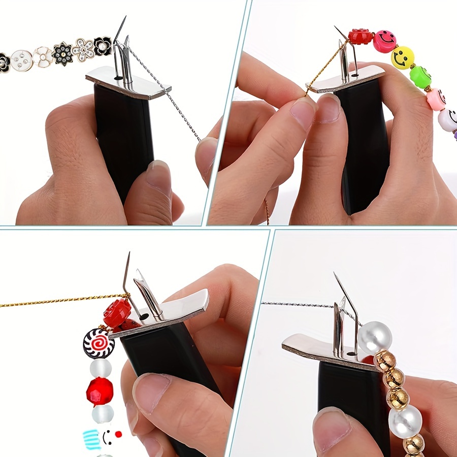 Beading Knotting Tool Secure Knots Stringing Pearls Loose - Temu