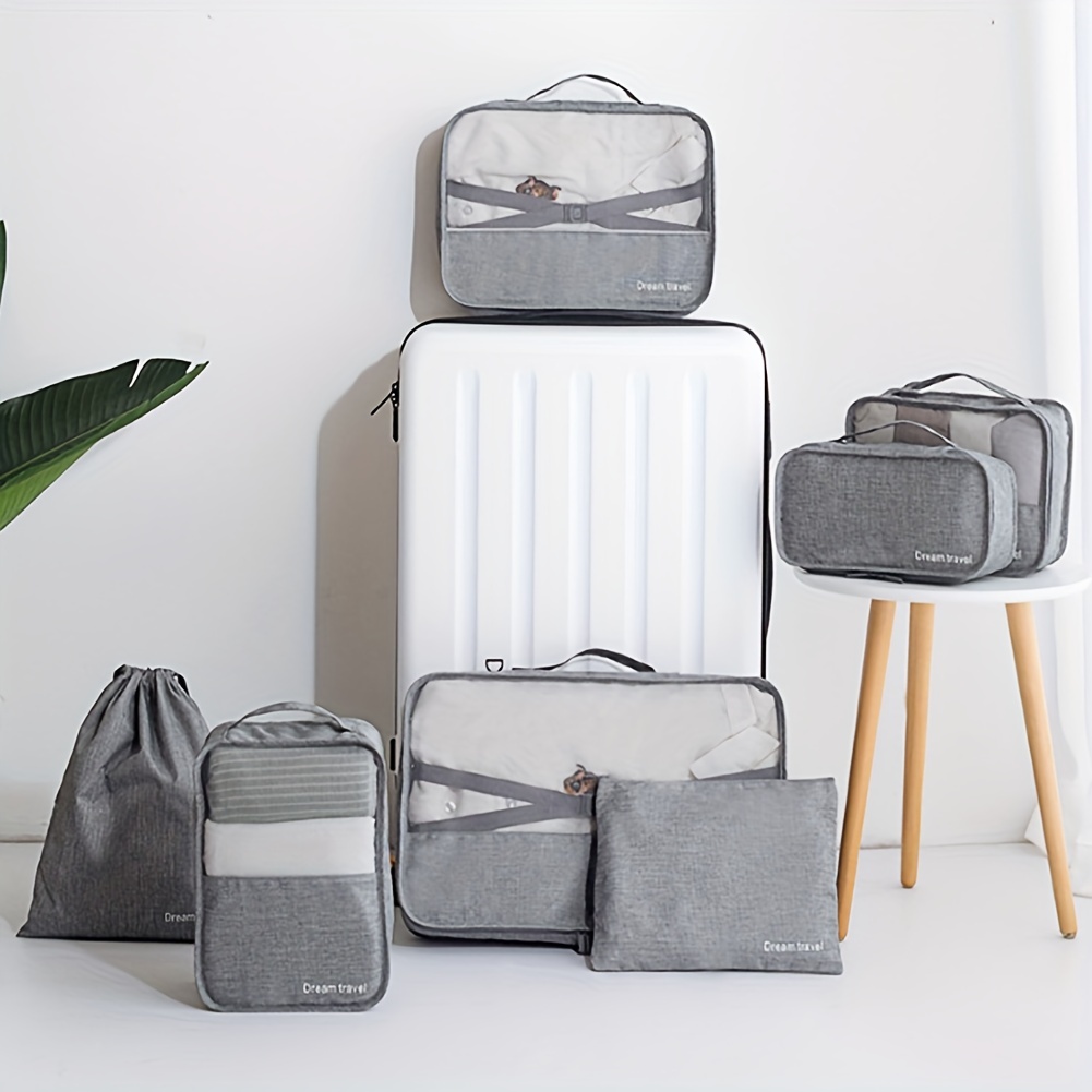 Travel Packing Cubes Multifunctional Luggage Bags Travel - Temu