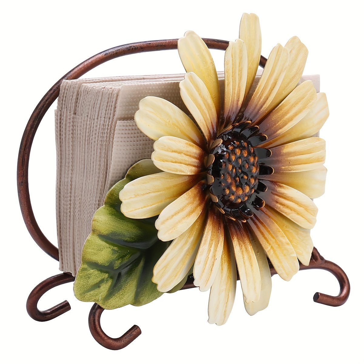 Iron Sunflower Paper Towel Holder kitchen Decoration - Temu